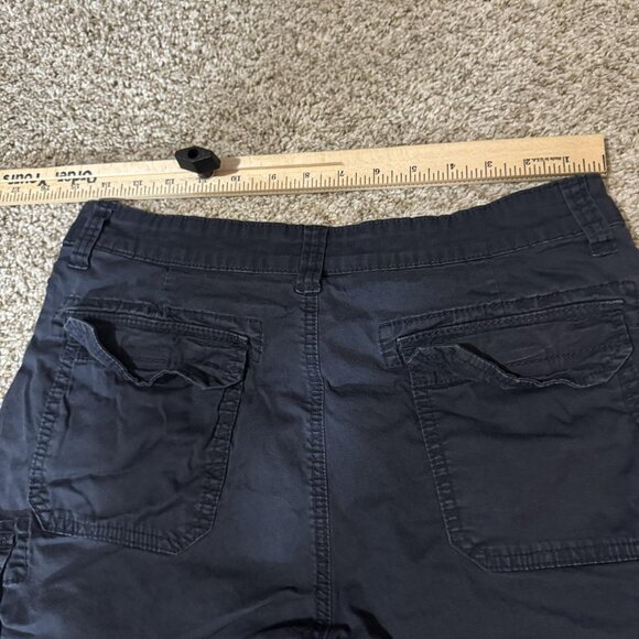 Unionbay Cargo Shorts Mens 32 Dark Navy Blue Stretch Utility Pockets Casual - Picture 5 of 8